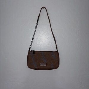 Wrangler Brown and Gray Shoulder Bag